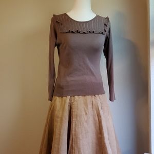 🥠Long Sleeve Fall Ruffle Sweater Original French